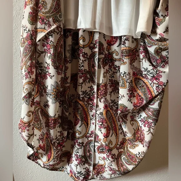 NWT! Bailey Blue Paisley Print Maxi Dress - Picture 7 of 9